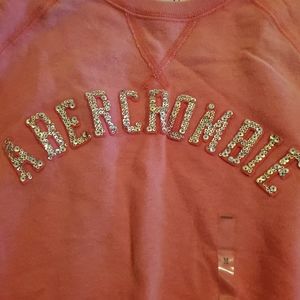 Abercrombie fitch ombre shirt sequin logo vintage